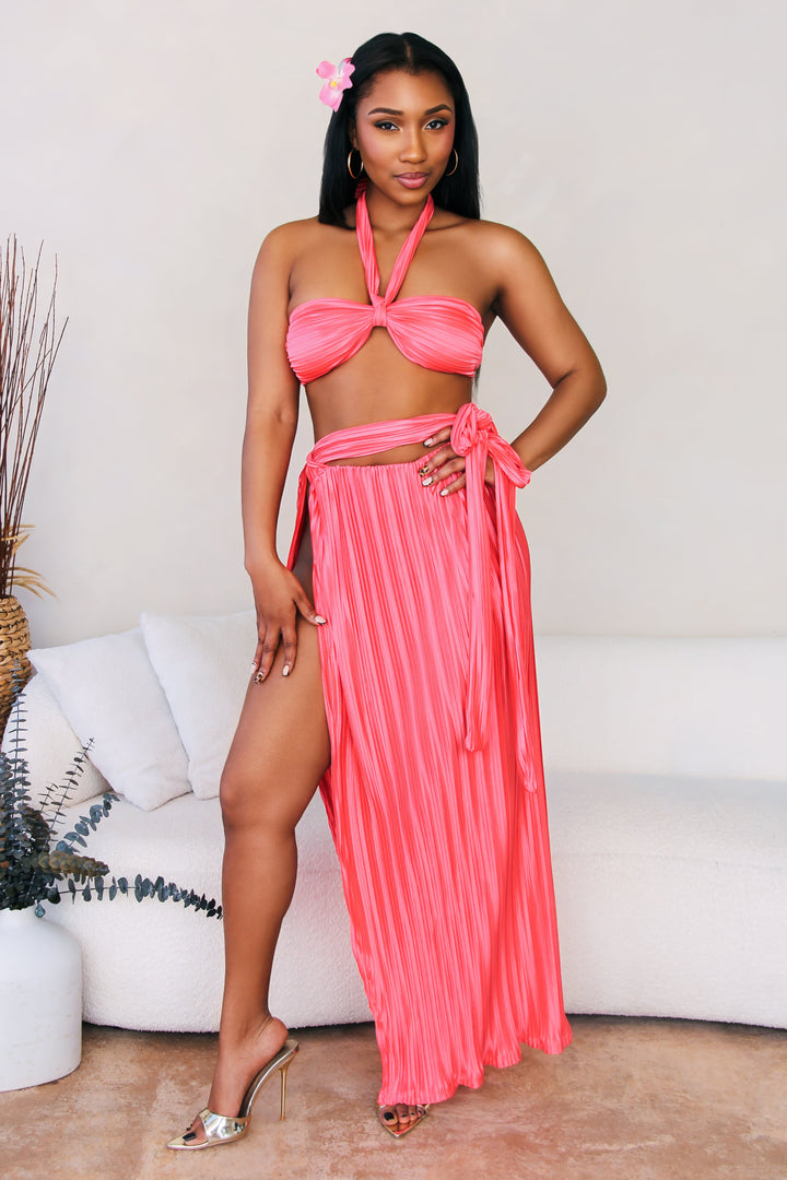 Halo Three-Piece Wrap Dress