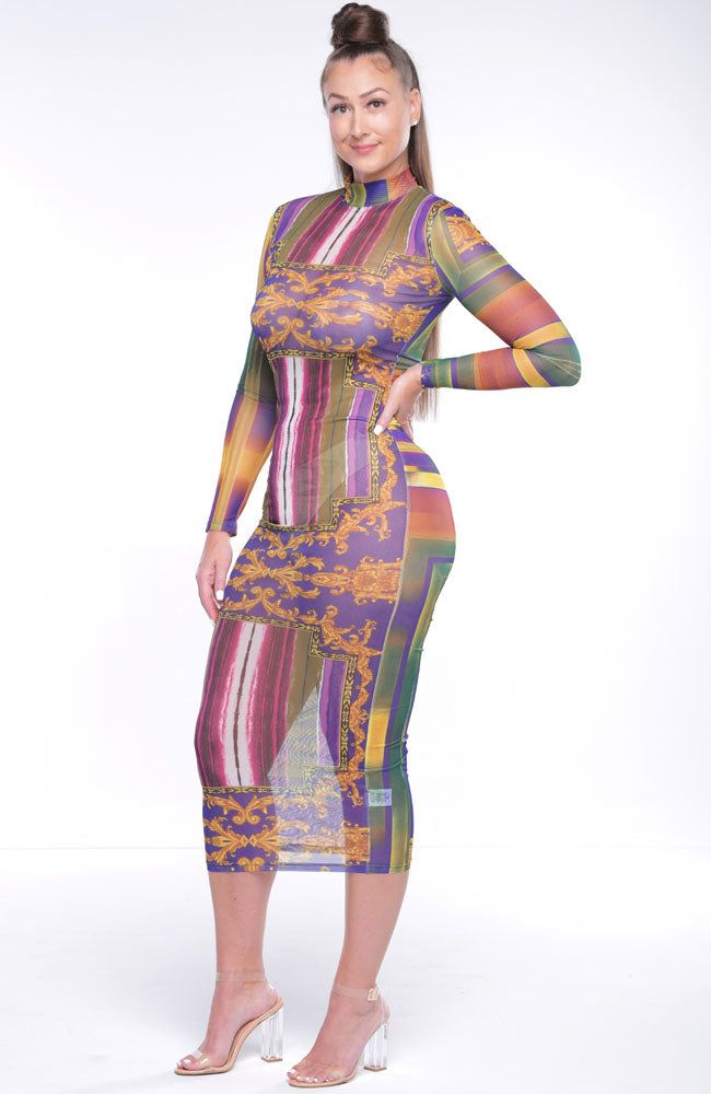 One Night Only Sheer Maxi Dress