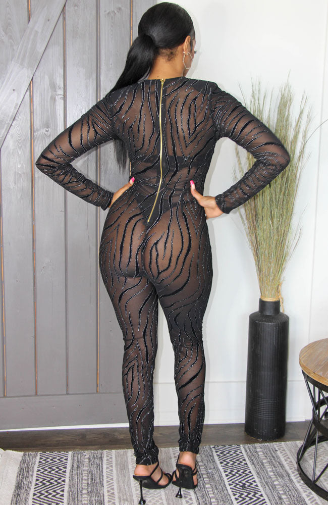 Untouchable Sheer Jumpsuit