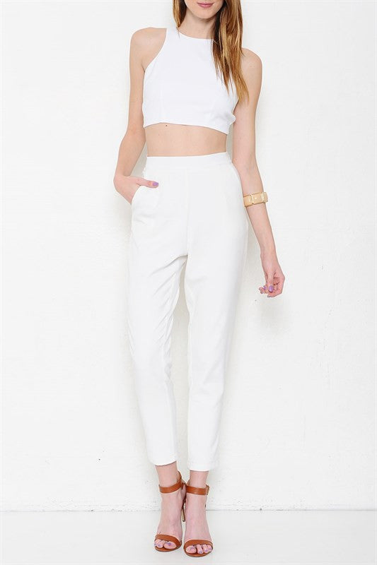 Spring White Outfit, Bottoms - Style Dirty