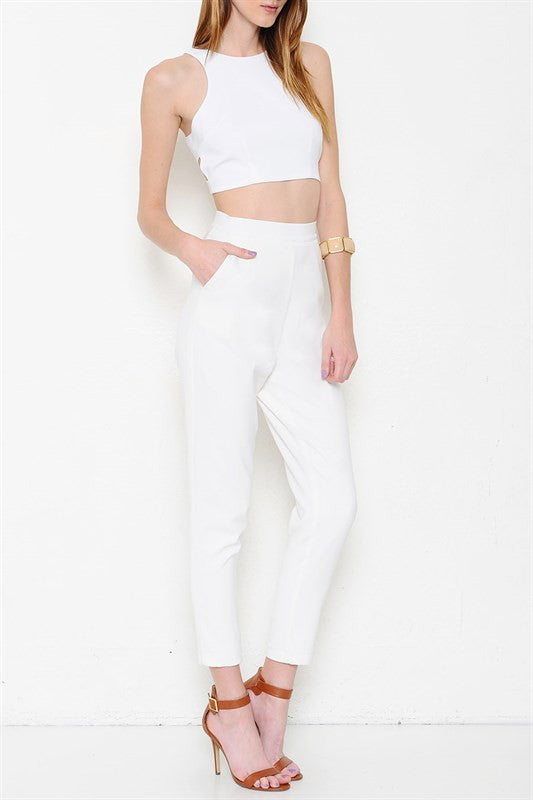 Spring White Outfit, Bottoms - Style Dirty