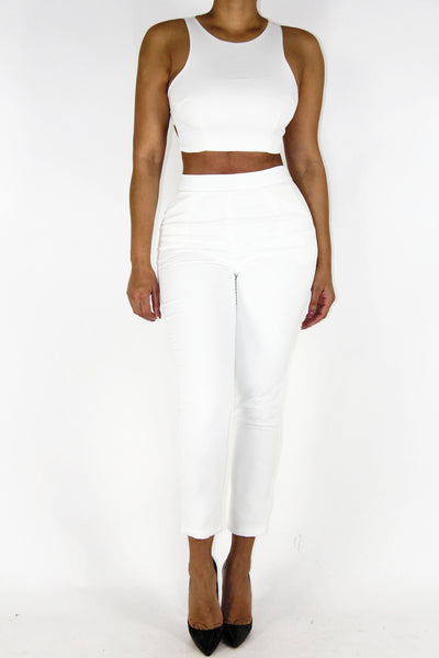 Spring White Outfit, Bottoms - Style Dirty